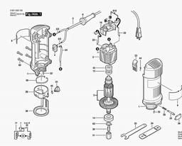 Bosch Router 1638 spare parts