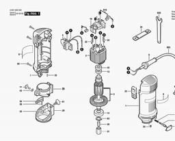 Bosch Router 1639 spare parts