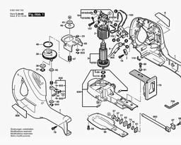 Bosch Reciprocating Saw GFZ 600 E spare parts
