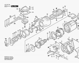 Bosch Reciprocating Saw RS5 spare parts