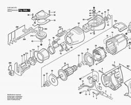 Bosch Reciprocating Saw GSA 900 E spare parts