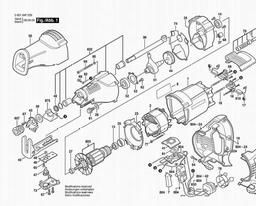 Bosch Reciprocating Saw RS 20 spare parts