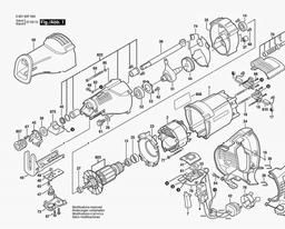 Bosch Reciprocating Saw RS20 spare parts