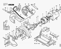 Bosch Un-hd Port. Circular Saw B5600 spare parts