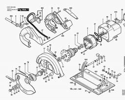 Bosch Un-hd Port. Circular Saw B 5610 spare parts