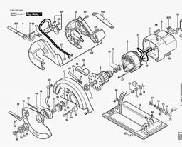 Bosch Un-hd Port. Circular Saw B5700 spare parts