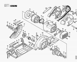 Bosch Circular Hand Saw 1656-41 spare parts