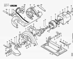 Bosch Circular Hand Saw 1656 spare parts