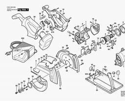Bosch Accu-portab Circular Saw 1659 spare parts