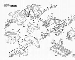 Bosch Cordless Circular Saw 1664 spare parts