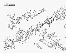 Bosch Circular Hand Saw CS10 spare parts