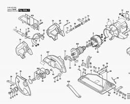 Bosch Circular Hand Saw CS10 spare parts