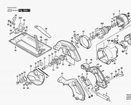 Bosch Circular Hand Saw CS5 spare parts