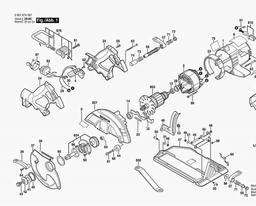 Bosch Circular Hand Saw CS20 spare parts