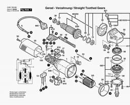 Bosch Angle Grinder A-115 spare parts