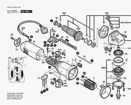 Bosch Angle Grinder EWS 115 spare parts