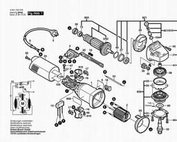 Bosch Angle Grinder GR 115 S spare parts