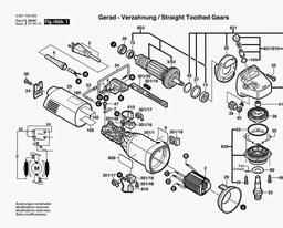 Bosch Angle Grinder 1700 spare parts