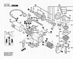 Bosch Angle Grinder GWS 9-125 spare parts