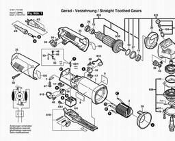 Bosch Angle Grinder 1710A spare parts