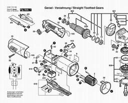 Bosch Angle Grinder 1710 AD spare parts