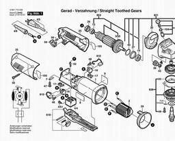 Bosch Angle Grinder 1710 spare parts