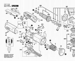 Bosch Angle Grinder 1711 A spare parts