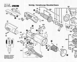 Bosch Angle Grinder 1711 AD spare parts