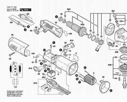 Bosch Angle Grinder 1711 spare parts