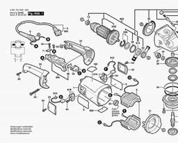 Bosch Angle Grinder GWS 20-180 spare parts