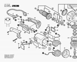 Bosch Angle Grinder GWS 20-180 spare parts