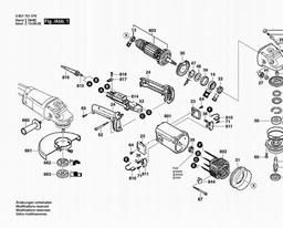 Bosch Angle Grinder GWS 20-180 spare parts