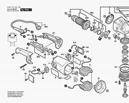 Bosch Angle Grinder GWS 20-180 spare parts