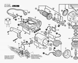 Bosch Angle Grinder GWS 20-180 J spare parts