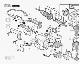 Bosch Angle Grinder GWS 20-230 spare parts
