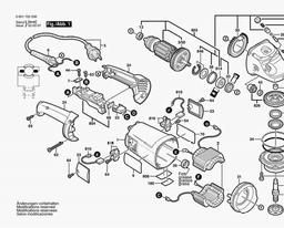 Bosch Angle Grinder GWS 20-180 spare parts