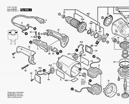 Bosch Angle Grinder 1752 G spare parts