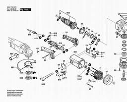 Bosch Angle Grinder GWS 20-230 spare parts