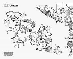 Bosch Angle Grinder GWS 20-230 spare parts