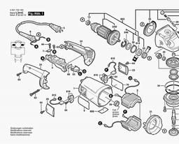 Bosch Angle Grinder 1752 G7 spare parts