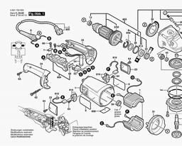 Bosch Angle Grinder GWS 2000-23 J spare parts