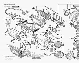 Bosch Angle Grinder GWS 23-180 J spare parts