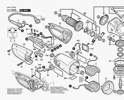 Bosch Angle Grinder GWS 23-180 J spare parts
