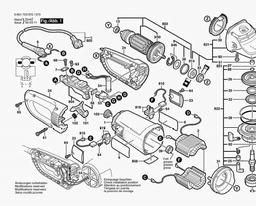 Bosch Angle Grinder GWS 23-180 JS spare parts