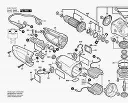 Bosch Angle Grinder GWS 23-230 spare parts
