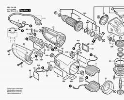 Bosch Angle Grinder GWS 23-180 spare parts
