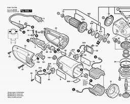 Bosch Angle Grinder 1754 spare parts