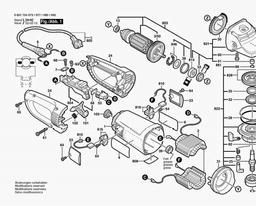 Bosch Angle Grinder GWS 23-230 S spare parts