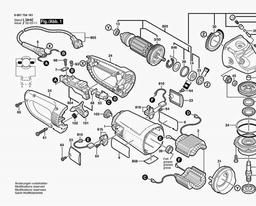 Bosch Angle Grinder BWS 23-230 S spare parts