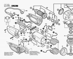 Bosch Angle Grinder BWS 23-230 JS spare parts